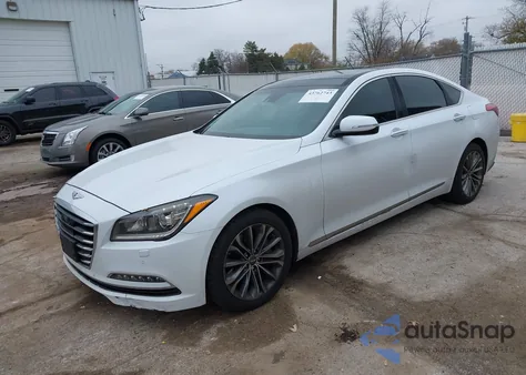 2016 Hyundai Genesis 3.8 из США, поврежденный, VIN KMHGN4JE3GU121721